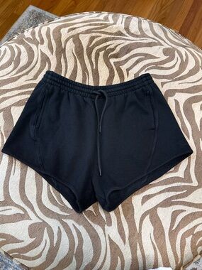 PINK Victoria's Secret Black Drawstring Athletic Shorts with Pockets